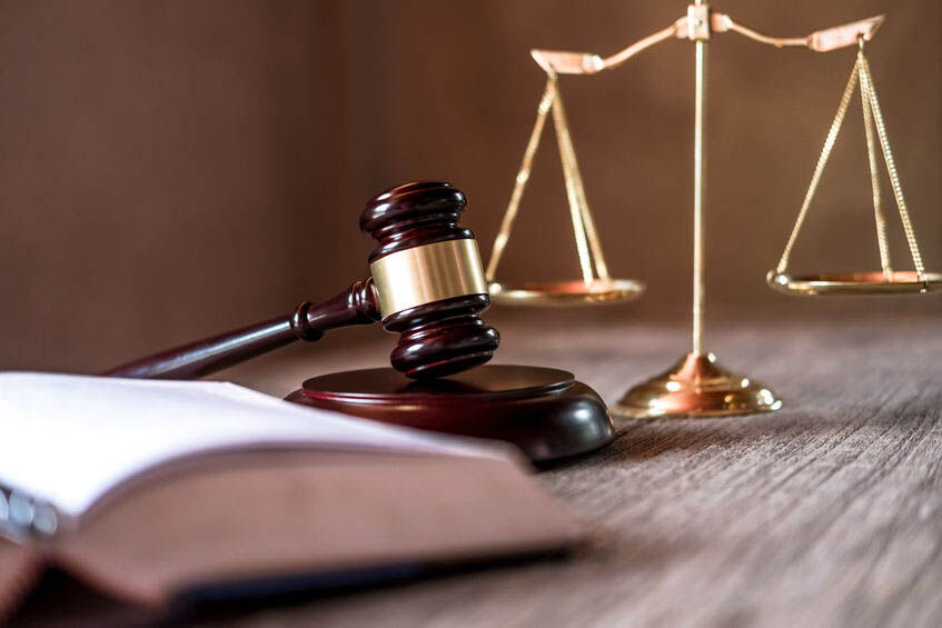 Judge gavel with Justice lawyers, object documents working on table. Legal law, advice and justice concept